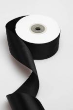 SATIN RIBBON 38MM BLACK