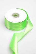 SATIN RIBBON 38MM LIME