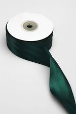 SATIN RIBBON 38MM BOTTLE GREEN