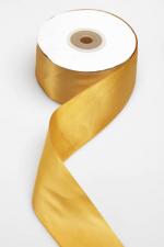 SATIN RIBBON 38MM OLD GOLD