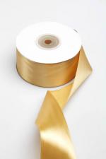 SATIN RIBBON 38MM GOLD