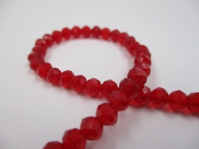 Crystal Disc 4mm Dk Red +/-140pcs