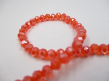 Crystal Disc 4mm Dk Orange Ab +/-140pcs