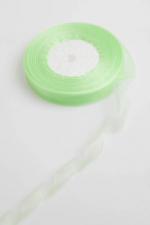 ORGANZA RIBBON 15MM LIME