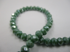 Crystal Disc 4mm Op Green Ab +/-140pcs