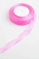 ORGANZA RIBBON 25MM LT.PINK