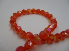 Crystal Round 6mm Dk Orange Ab +/-90pcs