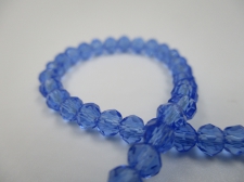 Crystal Disc 4mm Blue +/-140pcs