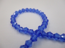 Crystal BIC 4mm Blue +/-100pcs