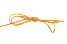 SUEDE CORD 3MM ORANGE 1M