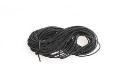 HAT ELASTIC 1MM BLACK 10M