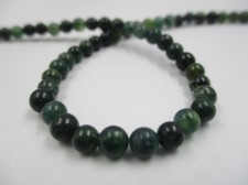 Moss Agate 4mm +/-90pcs