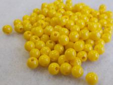 PLAS 6MM RND/YELLOW    2500PCS