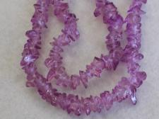 Chip Czech Glass Beads str Purple