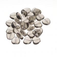 Czech Fire Polish Beads 100P 8mm Heart - 40020