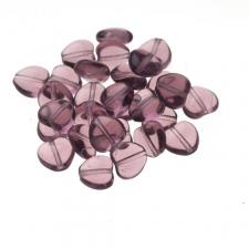 Czech Fire Polish Beads 100P 8mm Heart - 20040