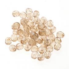 Czech Fire Polish Beads 100P 4mm Round - 00030 - 14413