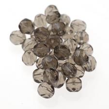 Czech Fire Polish Beads 100P 6mm Round - 40010