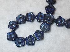 Czech Glass Beads Flower 10mm +/-35pcs
