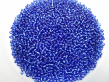 Seed Beads 8/o Foil Blue 450g