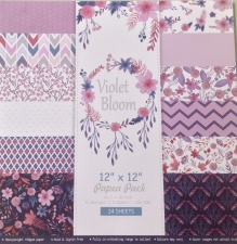 "Violet Bloom" Paper