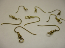 EAR WIRE BRASS 100PCS