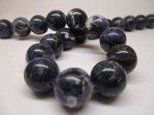 Dumortierite 14mm +/-27pcs