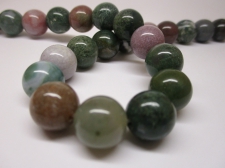 Moss Agate 12mm +/-33pcs