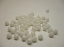 PONY BEADS 6MM 250G WHITE