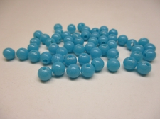 PONY BEADS 6MM 250G TURQ