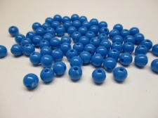 PONY BEADS 6MM 250G BLUE