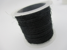 Hemp Cord 1.5mm +/- 5m Black