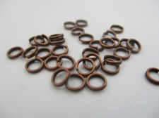 Jump Ring DBL 5mm Copper +/-200pcs