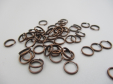 Jump Ring DBL 7mm Copper +/-200pcs