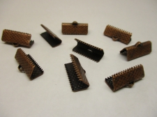 RIBBON CRIMP16MM COPPER 20PCS