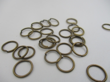 Jump Ring 10mm Bronze +/-80pcs T