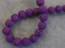 VOLCANO 6MM ROUND/PURPLE 270PC