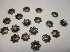 BEADCAP 10MM 100PCS #3 BRONZE