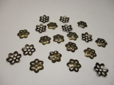 BEADCAP 10MM 100PCS #4 BRONZE