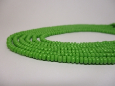 Czech Seed Beads 8/0 Opaque Lt Green 3str x +/-50cm