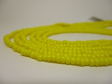 Czech Seed Beads 8/0 Opaque Yellow 3str x +/-50cm