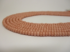 Czech Seed Beads 8/0 Opaque Lt Pink 3str x +/-50cm