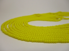 Czech Seed Beads 11/0 Opaque Yellow 5str x +/-50cm