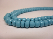 Czech Seed Beads 3/0 Opaque Turq 1str x +/-50cm