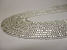 Czech Seed Beads 11/0 Foil Clear 5str x +/-50cm