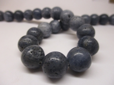 Blue Coral 12mm +/-34pcs