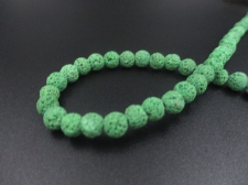 LAVA ROCK 6mm+/-63pcs Green