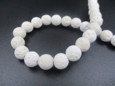 LAVA ROCK 8mm+/-47pcs White