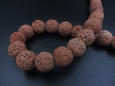 LAVA ROCK 12mm+/-32pcs Lt Brown