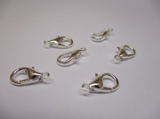 Lobster Clasp 23mm (Silver) 5pcs